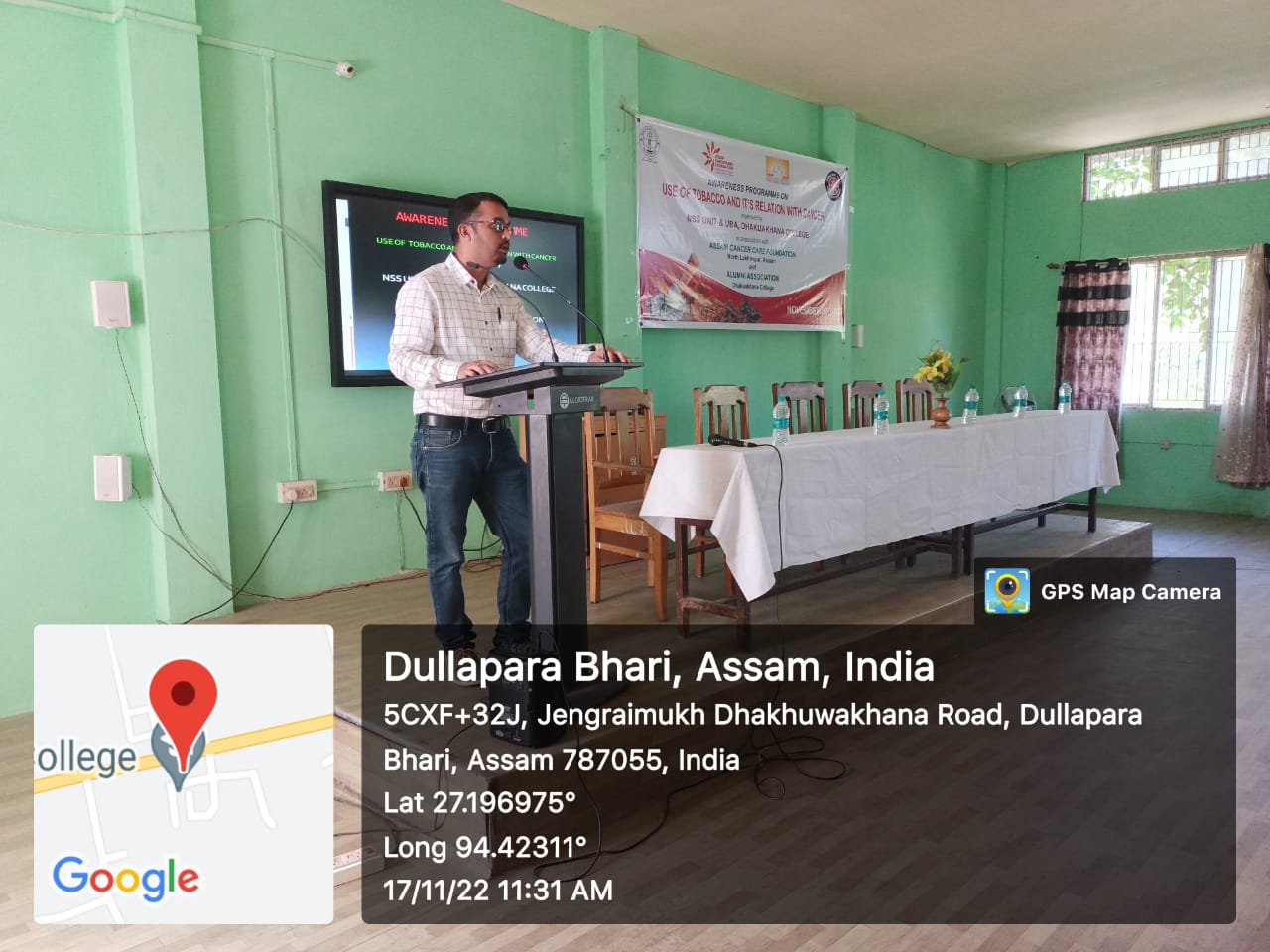 Awareness Programme on Use of Tobacco and its Relation with Cancer