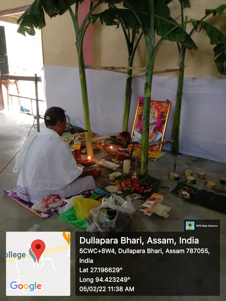 Celebration of Sarswati Puja