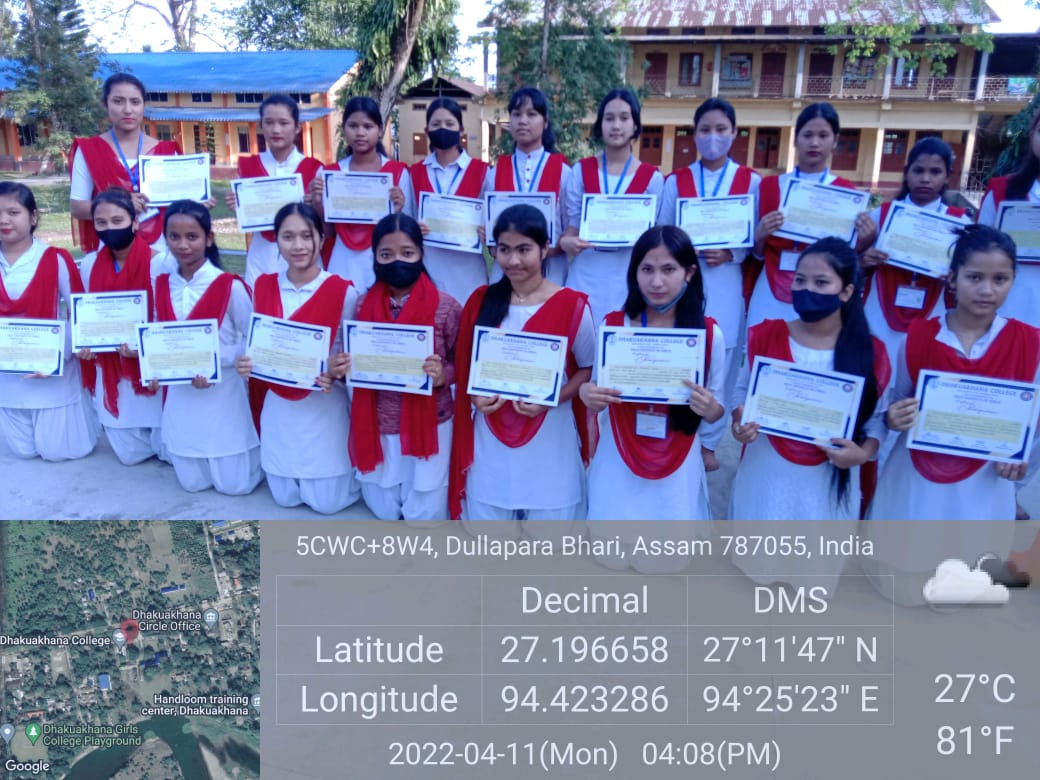 Valedictory Session of 7 Day Workshop on Self Defence for Girls