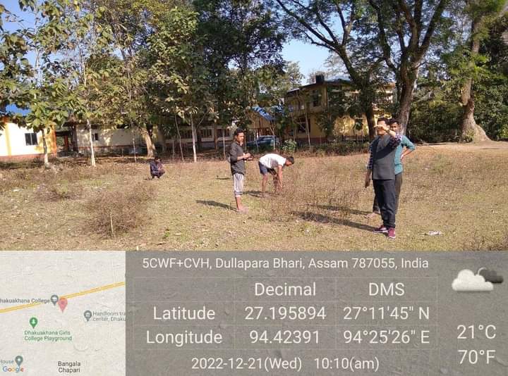 Cleanliness Drive in College Campus