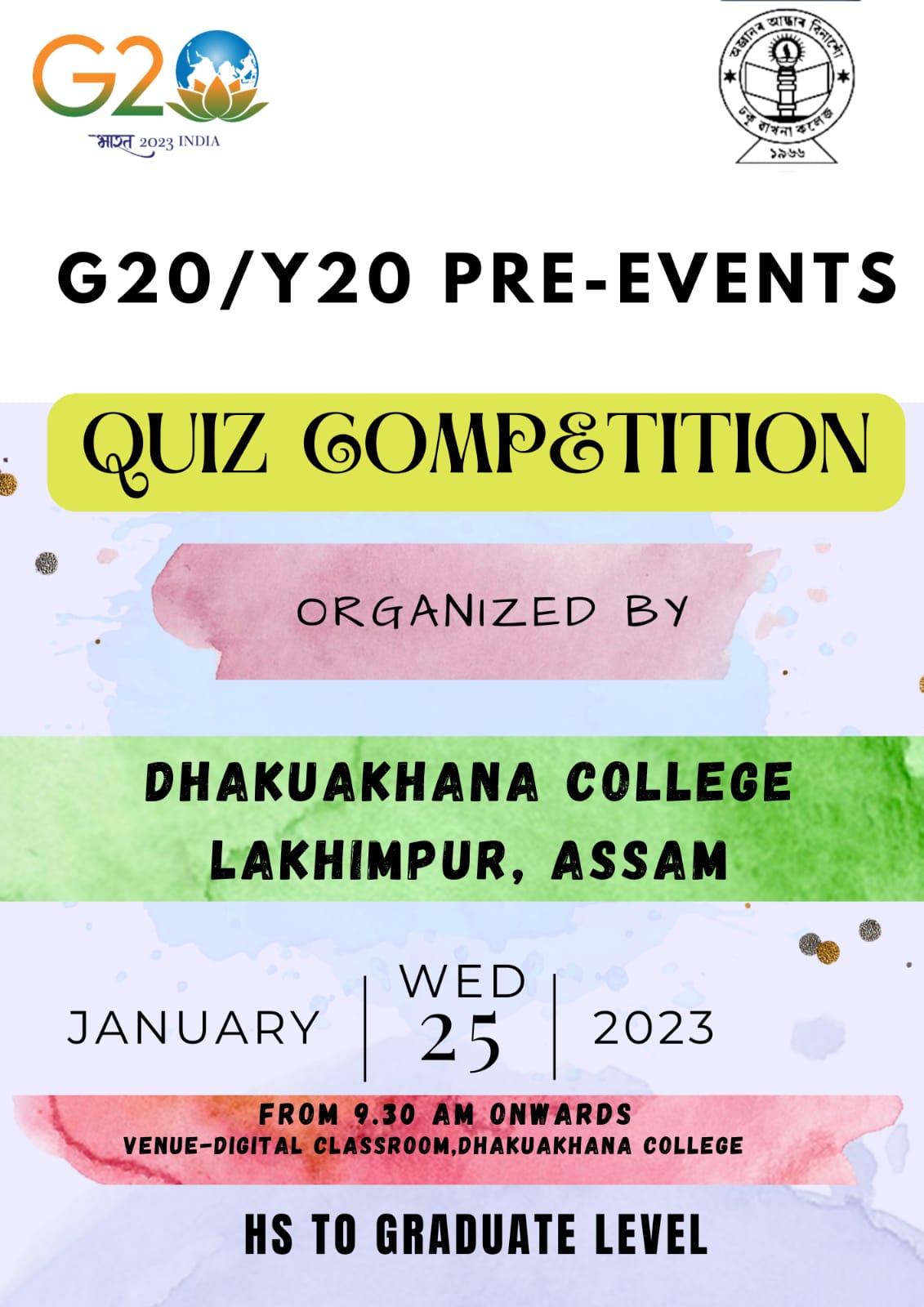 G20/Y20 Pre Events