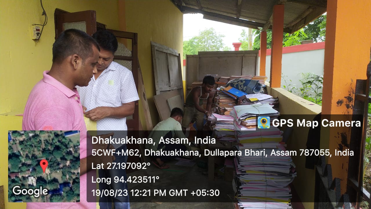 Paper Waste management under MoU with Ms Baruah Enterprise, Dhakuakhana