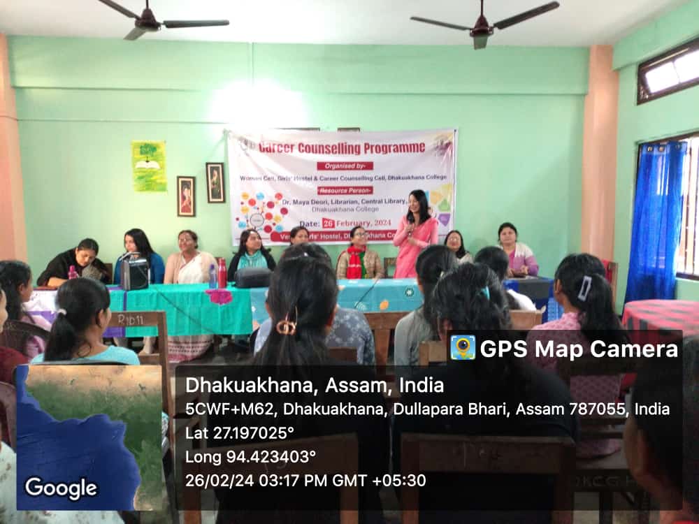 Career counselling Program Organized by Women Cell, Girls Hostel and Career Counselling Cell