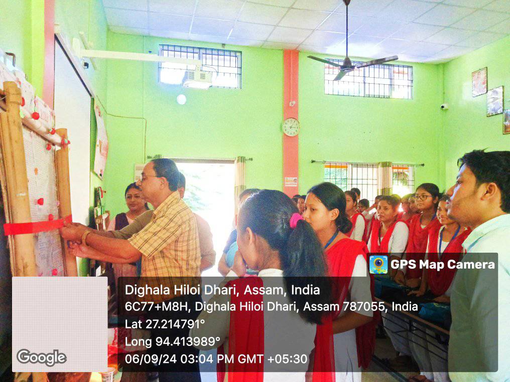 Inauguration of Wall Magazine by Dept. of Assamese