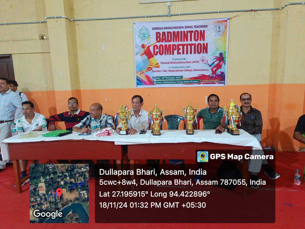 Inter-College Teacher Badminton Competition by Dhakuakhana-Dhemaji Zonal Teachers Unit