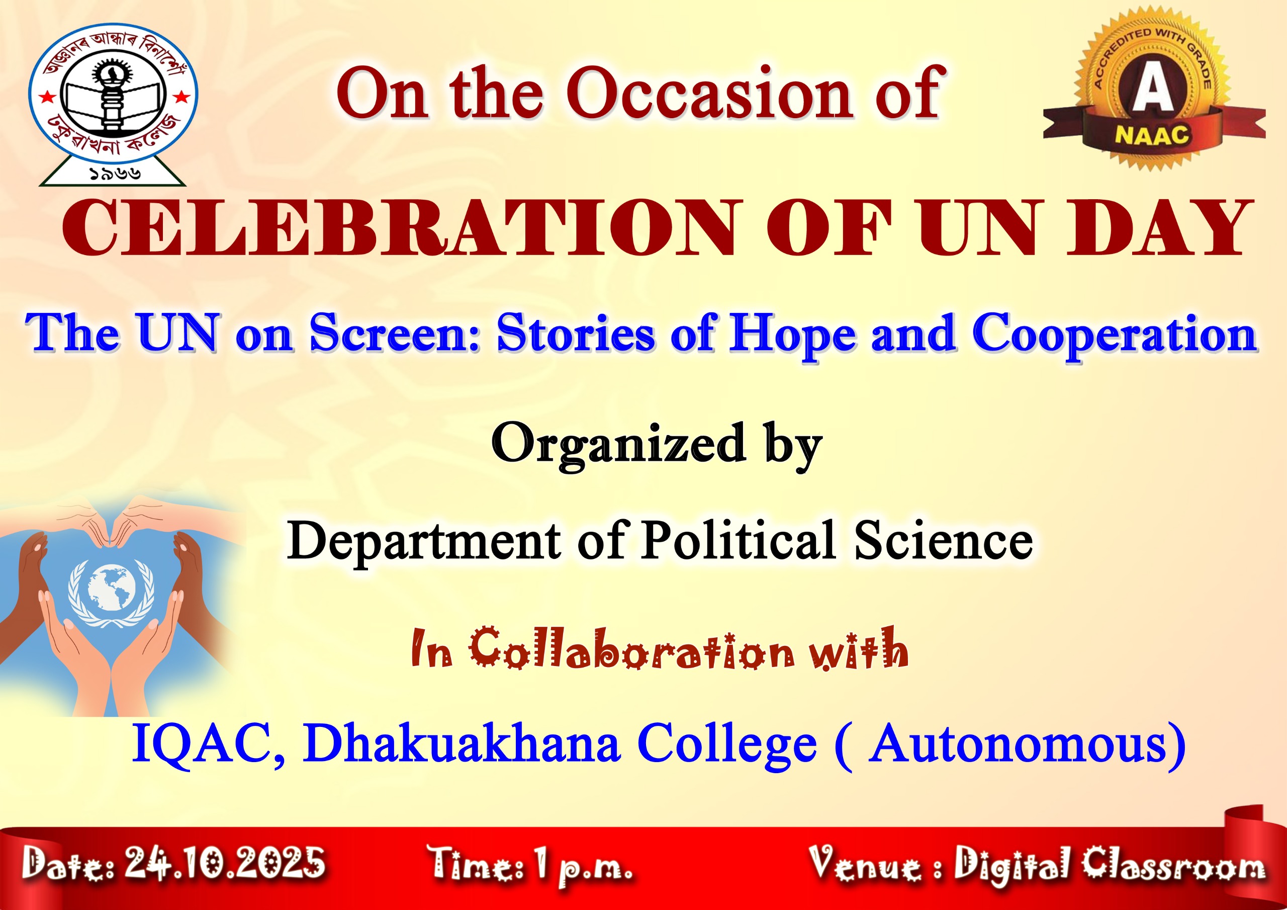 UN Day, 2025, Department of Political Science