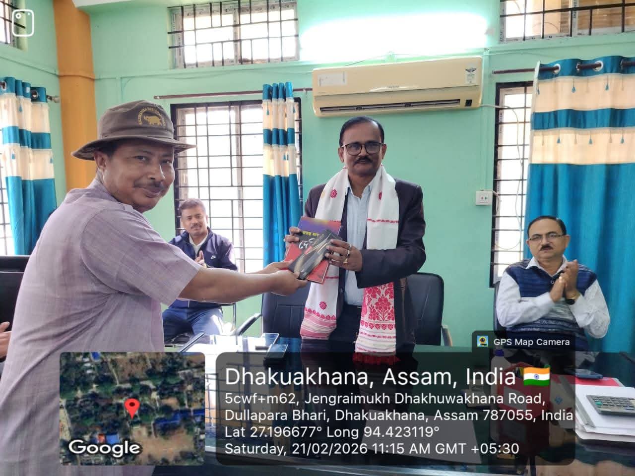 Felicitation of Dr. Jugananda Sut on his Nomination as a Member of the Peer Groups of Heads of Higher Education Institutions in Assam.